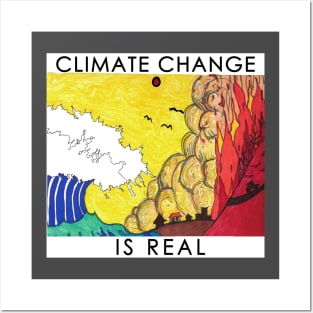 Climate Change is Real #3 Posters and Art